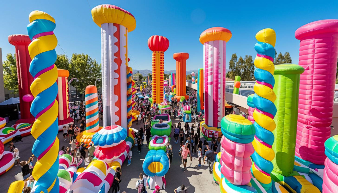 Comment les structures gonflables révolutionnent la publicité événementielle